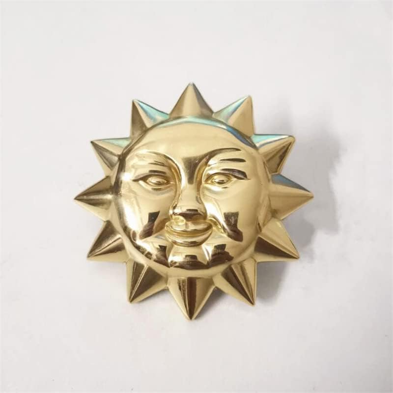 Southst 028 European Style Golden Copper Handle Brass Sun Moon Knob Bedroom Wine Cabinet Drawer Single Hole Pulls - (Color: B)