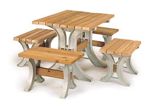 2X4Basics 90182Onlmi Custom Picnic Table Kit, Sand #TOP3
