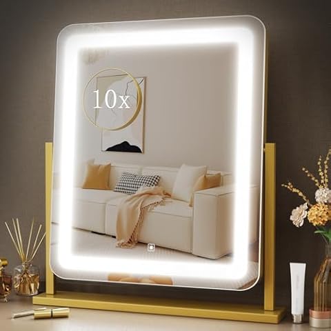 Lighted Makeup Mirror, Hollywood Vanity Mirror Cover