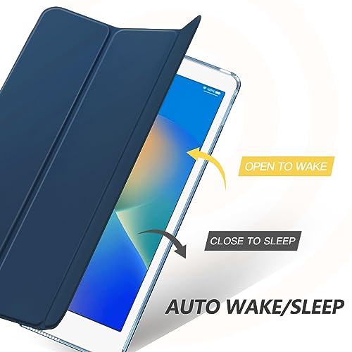 Image of Moko Smart Case for iPad 9th / 8th / 7th Gen Case 10.2 Inch, Dark Sea Blue