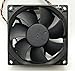 miłośnik 8025 80mm x 80mm x 25mm DL08025R12U. Łożysko hydrauliczne. PWM. Wentylator chłodzący 1 2V 0.50A 4. Złącze drutu 4pin. komputer (Color : Black)