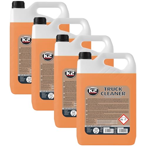 K2 Limpiador Industrial para Camiones y Superficies Grandes – Potente Espuma Activa – Elimina Suciedad Difícil y Residuos de Carretera – Alta Concentración y Protección Anticorrosiva 5L (4)
