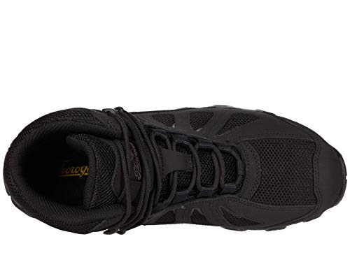 Thorogood Crosstrex Mid Waterproof Hiking Boots for Men - Lightweight Black Leather and Mesh with Safety Toe, Comfort Insole, and Athletic Traction Outsole2