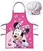 Disney Minnie Maus Mädchen 2 tlg. Kochset, Schürze + Mütze