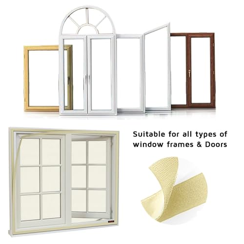 Image of Kanish White Mosquito Net Pre Stitched with Fastener Hook Tape on All Four Borders Window Mosquito Net, 120 GSM Fiberglass Insect Net (5 X 8)
