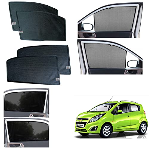 Image of WolkomHome car Fix Curtain Window Shades Half Curtains Sunshade for Beat Type-2