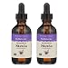 NuNaturals Nustevia Alcohol Free Stevia Glass Bottle Liquid, 2-Ounce (2 Pack)