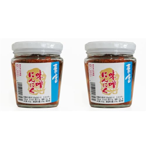 青唐 味噌にんにく 200g×2個 青とうがらしみそとニンニク 大粒のにんにくに青トウガラシミソを一緒に漬け込みました。ご飯のおかずとしてや、お酒の肴としても美味しく召し上がれます 大蒜と青唐辛子みそ