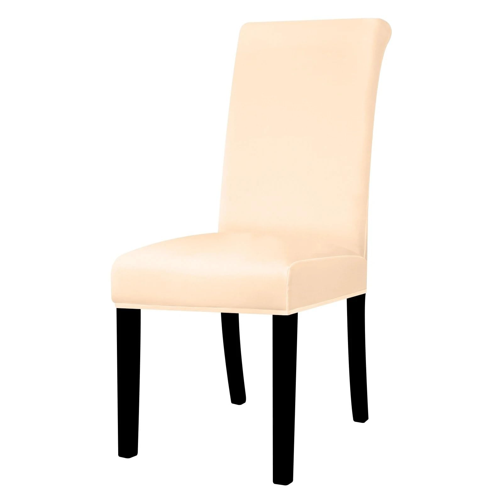 FVDZRFIE Chair Covers Elastic Solid Color Adjustable Chair Cover Spandex Stretch Slipcovers(Color 1)