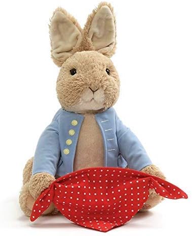 House of Queens Baby Bright Red and Blue Peek-a-Boo Singing Rabbit/Plush Animated Stuffed Soft Toy for Kids (Multicolor)