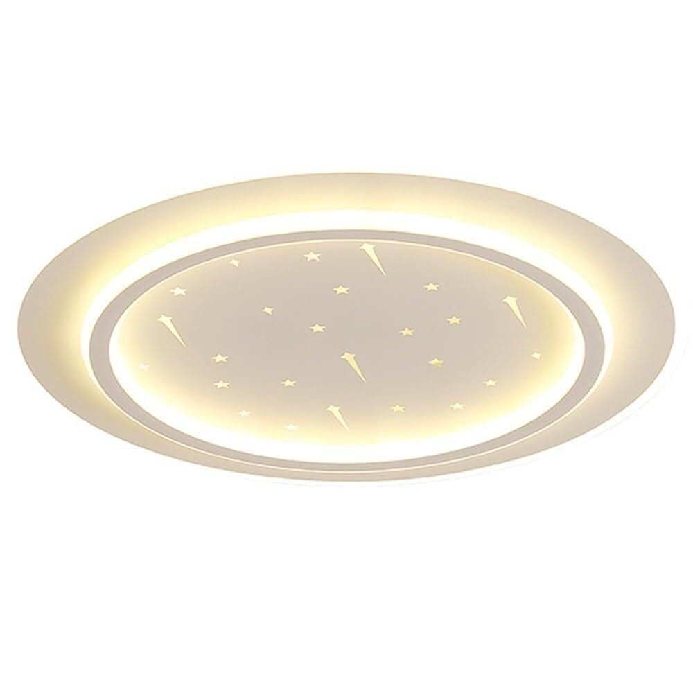 Lámparas de araña de pantalla acrílica minimalista con acabado premium y luz LED para salón refinado