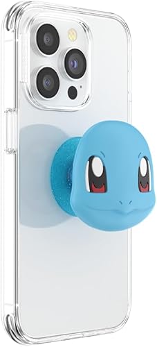 Miniatura 2 de PopSockets agarre para teléfono con soporte expandible, agarre adhesivo, Pokemon - PopOut Squirtle Face