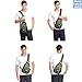 NICGID Sling Bag Chest Shoulder Backpack Crossbody Bags for Tablet Laptop Outdoor Hiking Men Women