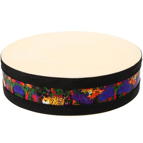 MUELODSIC Tambour à Vagues Océan pour Débutants et Adultes Instrument de Percussion Musical Bois Robuste Apaisant pour Yoga et Événements Groupe