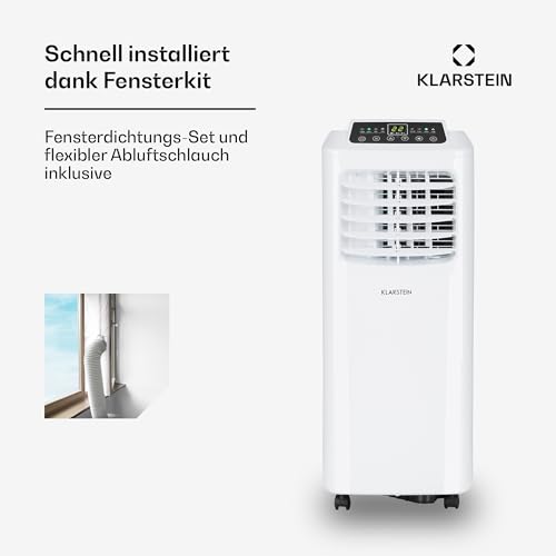 Klarstein Mobile Klimaanlage mit Abluftschlauch und 3-in-1 Funktion