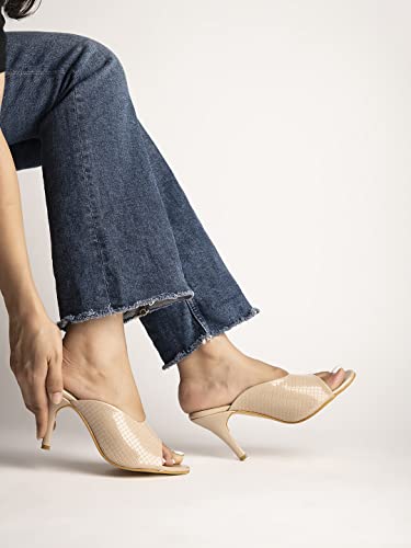 Image of Shoetopia Women Kitten Heel Sandal