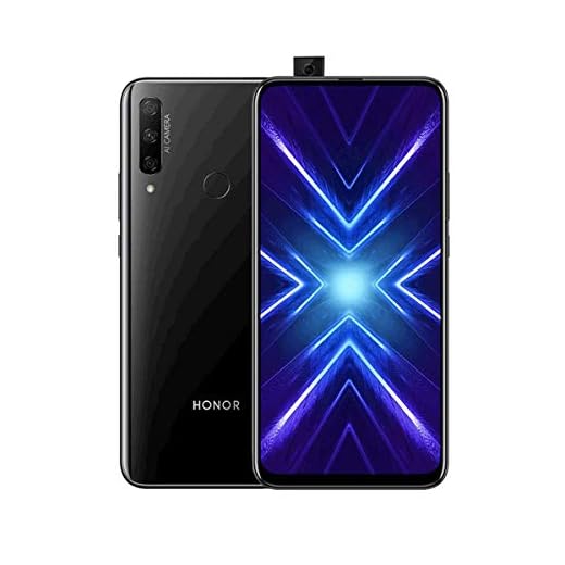 Honor 9X Smartphone da 6,59" FullView Display Filtro di Luce Blu, 48 MP AI Tripla Camera, 16 MP Fotocamera Selfie, Nero