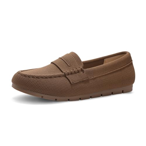 Image of Vespiero Loafers for Women Comfortable Slip on Work Flats Shoes Womens Dressy Casual Walking Shoes