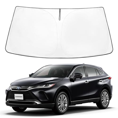 Proadsy フロントガラス サンシェード 折り畳み式 車 シェード 遮光断熱 専用 トヨタ ハリアー HARRIER MXUA80 MXUA85 80系 2020-2024 アクセサリー