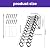10FT Folding Attic Ladder, Wall Mounted Pull Down Loft Ladder, 12 Steps, S-Frame Ti-Mg Alloy Construction for Indoor Storage Access
