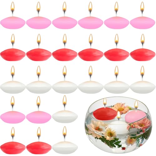 Velas flotantes decoraciones de Navidad y detalles especiales llenos de luz blanca