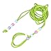 CHICIRIS Lizard Traction Rope, Multifunctional Nylon Comfortable Abrasion Reptile Leash Adjustable for Training (Green