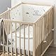 Babycalin Spannbettlaken, 100% Baumwolle, 70 x 140 cm
