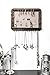 JackCubeDesign Wall Mounted Rustic Jewelry Organizer, Jewelry Wall Hanger with 29 Hooks & Rod for Necklace Earring Bracelet Bangle Watch - MK399A