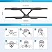 CPAP Headgear, CPAP Mask Strap, for Resmed & Respironics Headgear Strap, Universal CPAP Strap Ultralight Soft and Breathable (Gray)