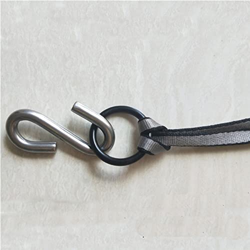 SYDARSYN 5 Pieces Stainless Steel S Hooks Heavy Duty Hammock S Hooks Utility Hanging Hooks for Garden Yard Swing Seat Hammock Chair Hardware - Image 4
