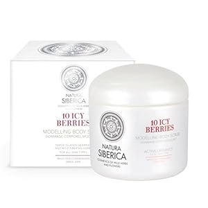 Natura Siberica Exfoliante Corporal Modelador, 10 Bayas del Hielo – 370 ml