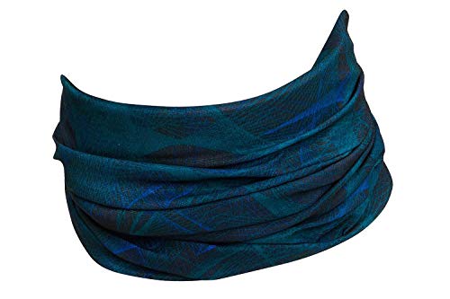 Hilltop Pañuelo multifunción para motocicleta, pañuelo para la cabeza, bandana, pañuelo de mano, diseño moderno, para hombre y mujer, Blue Networks, Talla única Cover