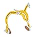 Dia Compe MX890 Side Pull Caliper Brake Set (F+R) for Old School BMX, Gold, DP2513-FR