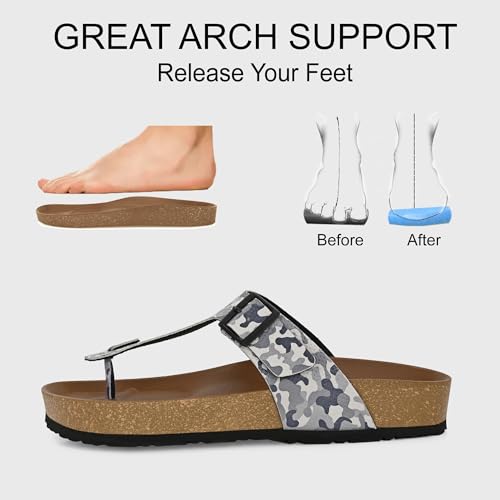 Image of Centrino Men's Berkin-Style Slip-On Sandals | Open Toe Design | Soft PU Footbed | Lightweight & Comfortable | Arch Support | On-Grip Sole | Casual Outdoor Wear (9214)