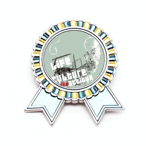 Badge winner award medal broche graffiti métal M cadeau culture art