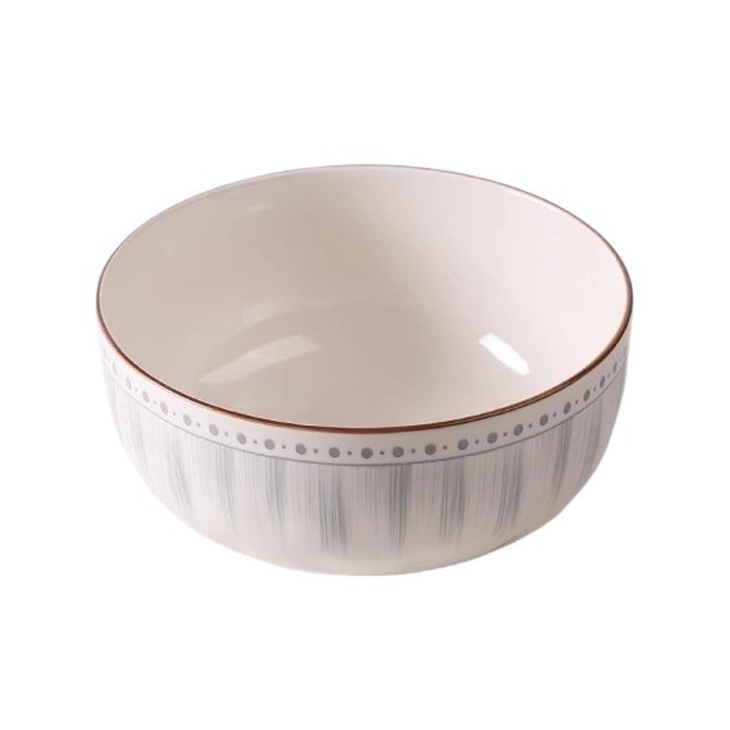 Duży ceramiczny zestaw misek do zupy ramen do kuchni restauracji kolorowa zastawa stołowa miska sałatkowa z głębokim wzorem