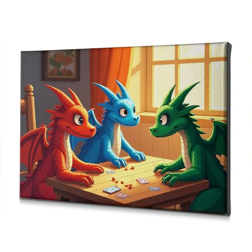 Toile pour salle de bain : habillez un mur vide avec humour 40x60