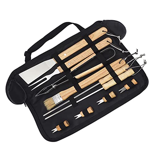 [REGALO IDEALE] Perfetto per picnic, barbecue e all'aperto. Un set completo indispensabile per gli appassionati di grigliate.
