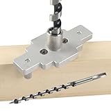 Floating Shelf Bracket Dowel Jig Kit with 1/2' x 9' Drill Bit, Self Centering Straight Hole Drill Guide for Installing Floating Shelf Hidden Bracket 1/2' X 6', 1/2' X 8'
