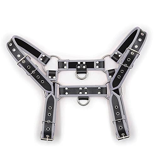 Image of Men's Faux Leather Body Chest Harness Belt Shoulder Cage Belt Party Costume