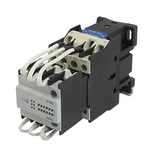Contacteur 25A et bloc de contact auxiliaire 24V pour contrôle moteur Ui 500V
