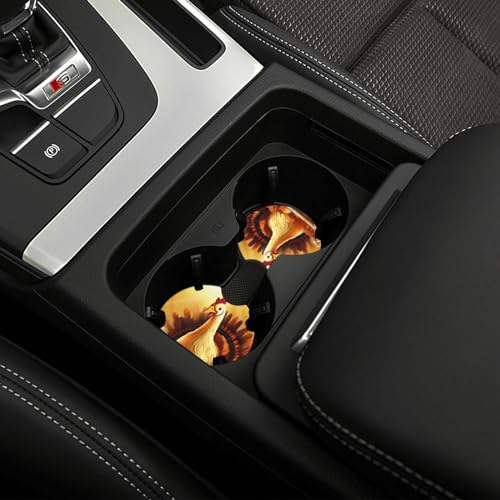 Set de 2 Portavasos para Auto Neopreno Negro miniatura 6