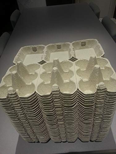 LOT 51 BOITES GRISES EN CARTON POUR 6 OEUFS LIVRAISON POINT RELAIS POUR REVENDEURS, EMBALLEURS, FERMIERS