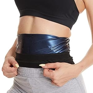 Women’s Sauna Suit Waist Trimmer Polymer Sauna Belt Sweat Enhancing Body Shaper for Slimming Waist Trianer Workout