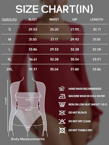 Image of PINKMSTYLE Women's Square Neck Double Lined Mesh Long Sleeve Bodysuits | Sheer Puff Sleeve Body Suit,Slim fit Trendy Going Out Tops,Concert Outfit