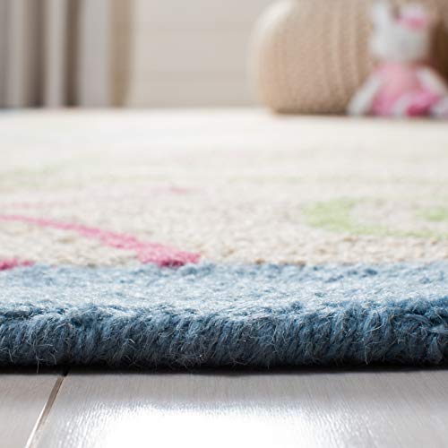 Tapete Decorativo Safavieh 4' x 6' Floral Lana miniatura 3