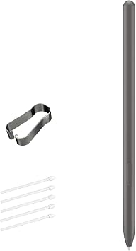 Tab S9 FE S Pen for Samsung Galaxy Tab S9 FE Plus Stylus Pen +5 Tips,Grey