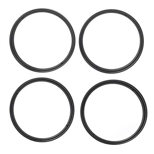 Filtro de lente, quatro filtros de close-up Kit de filtro macro para lente de aumento óptica + 1, 2,