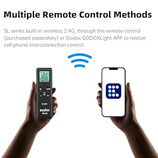 Godox SL100Bi 100W 2800-6500K 100W White/Yellow Dual Color Temperature Version LCD Panel LED Video Light Continuous Output Bowens Mount Studio Light (Godox SL100Bi)