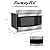 ToughGrade 1.0 Cu. ft Stainless Steel Microwave w/Trim Kit | High Pointe Direct Replacement | EM925AQR
